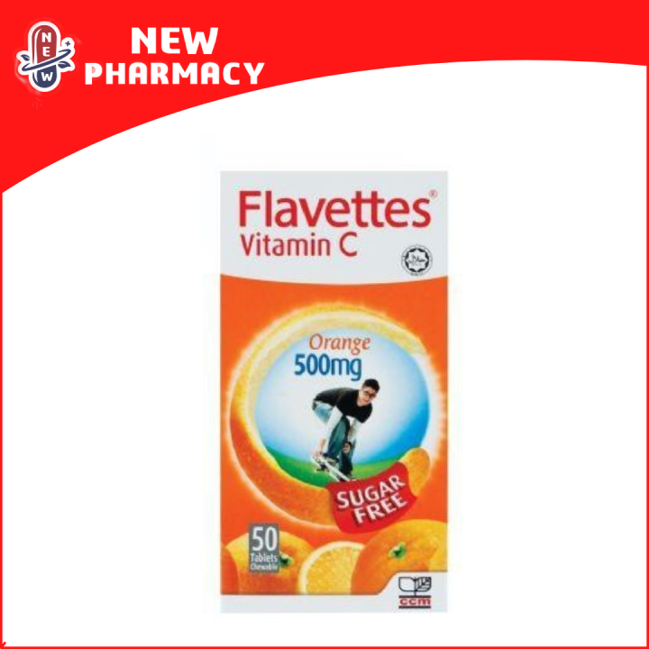 Flavettes Vitamin C 500mg Sugar Free 50 #39 s Lazada