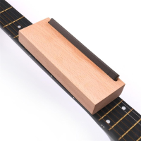 กีตาร์บล็อกไม้แก้ไข Fret แฟ้มบดตัดขอบเสี้ยนเครื่องมือซ่อมแซม Guitarra Chamfer Fretboard เครื่องมือ175x56mm