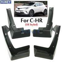 4Pcs สำหรับ Toyota C-HR CHR 2016 2017 2018 2019อุปกรณ์เสริม Body ชุดรถ Mud Flap ด้านหน้าด้านหลัง Mudguards Mudflaps Dirt Board Fender