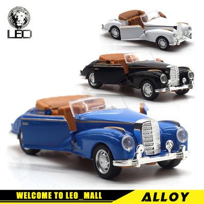 LEO 1:36 Benz Convertible Classic Car sound and light effect alloy car model diecast toys for boys Car toys baby toys kids toys mainan kanak kanak lel