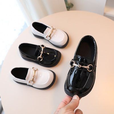 Fashion Flats For Children Casual Comfortable PU Leather Slip On Shoes Boys Girls Kids Candy Loafers All Size