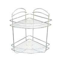 ✨นาทีทอง✨ ชั้นเข้ามุม โครเมี่ยม 2 ชั้น HP-019 ชั้นวางของในครัว CORNER RACK CW12077 2TIER