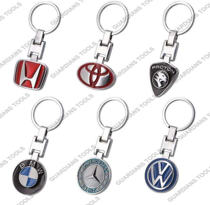 พวงกุญแจสำหรับรถยนต์ Car Logo Key Chain For HONDA TOYOTA Lazada.co.th