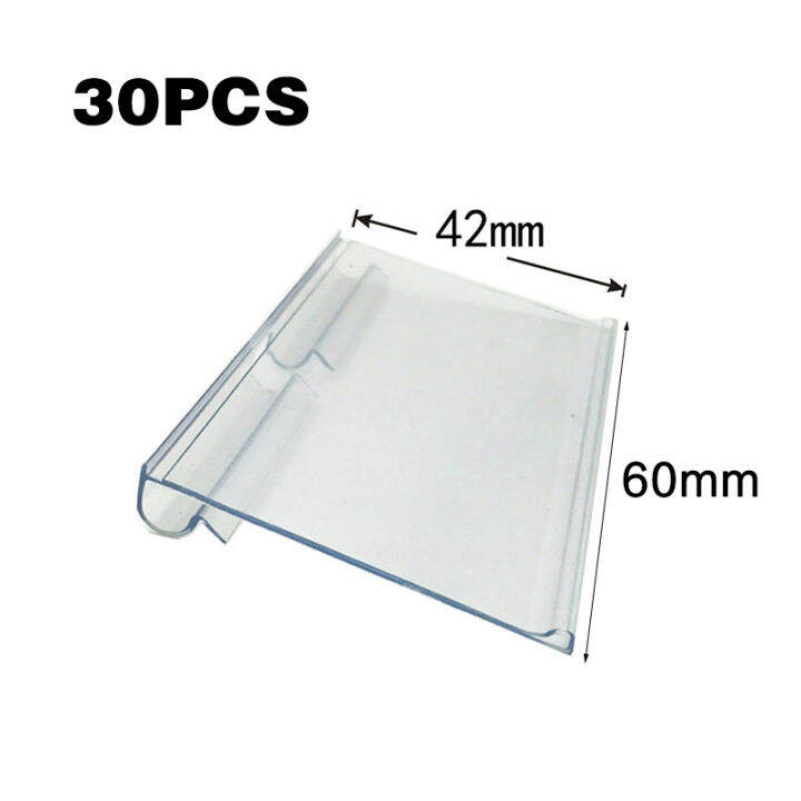 30PCS PVC Price Display Tags Shelf Retail Price Tag Label Lazada PH