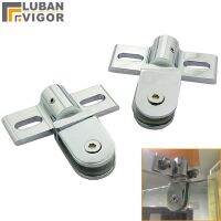 Bathroom glass door clip/clamp/hingeRotating door shaftZinc alloy and stainless steelno rust shower accessories