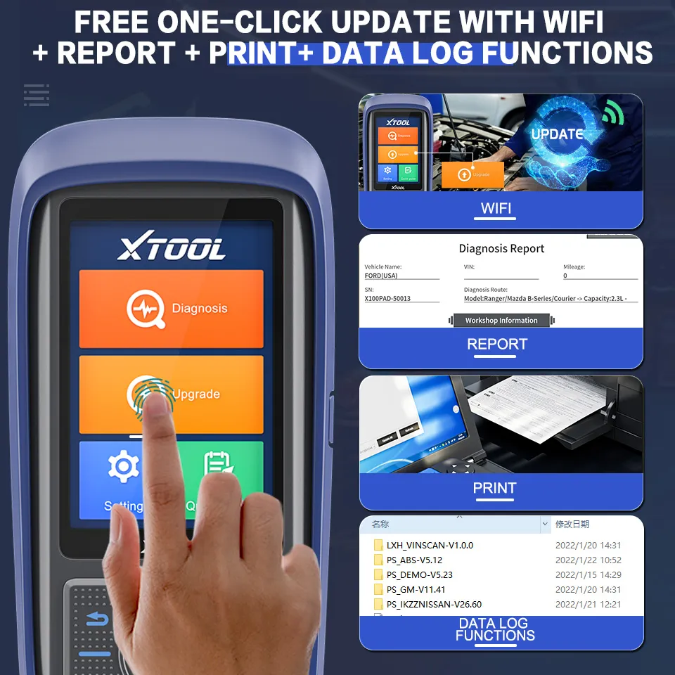 XTOOL A30 Pro Car OBD2 Diagnostic Scan Tool Bidirectional Key Programmer  Tool