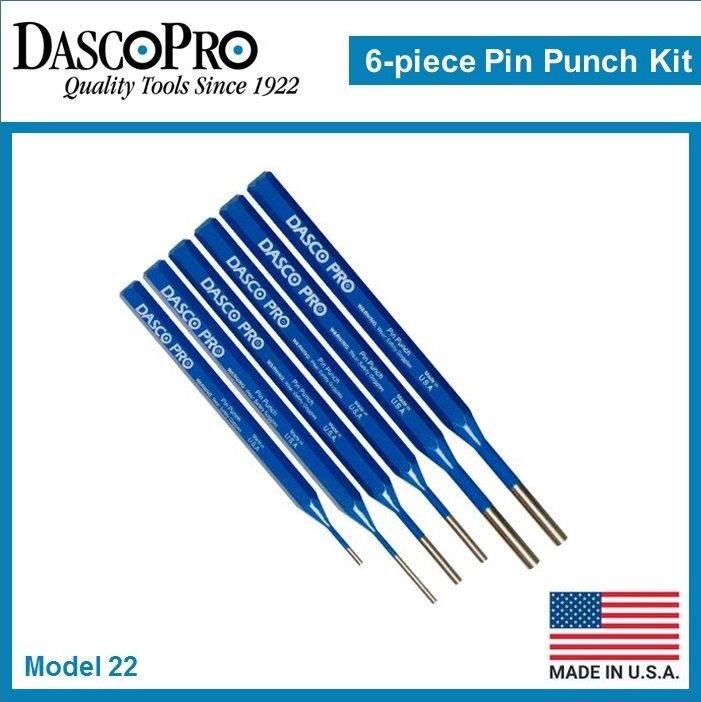 Dasco Pro 22 6piece Pin Punch Kit Lazada PH