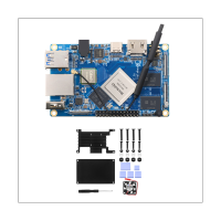 For Orange Pi 4 LTS 4GB+Aluminum Case Rockchip RK3399 16GB EMMC Development Board Gigabit Ethernet for Android/Ubuntu