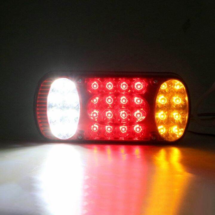 12v-32-led-car-truck-tail-light-rear-stop-brake-lights-signal-indicator-taillight-for-trailer-truck-lorry-van-ute