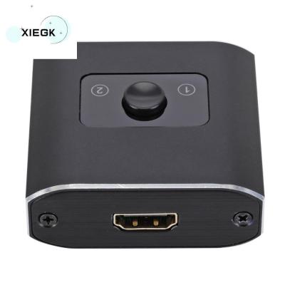 XIEGK 8K/4K สวิตช์ HDMI 4K 2พอร์ต สองทิศทาง 60เฮิทซ์ สวิตช์ HDMI สองทิศทาง8K ยืดหยุ่นได้ การกระจาย สำหรับจอภาพ/โปรเจคเตอร์/ทีวี/แล็ปท็อป