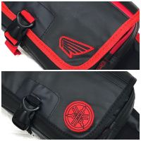 Ready stock!! 100 Waterproof (L) Size Men Waist Bag Pu Leather Beg Kalis Air Motorcycle Bike Pouch Bag Yamaha Honda Bag