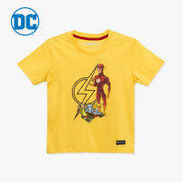 Pena House The Flash T-Shirt 100% Cotton Yellow Color เสื้อยืดเด็กพิมพ์ลายเดอะแฟลช ผ้าคอตตอน 100% สีเหลือง