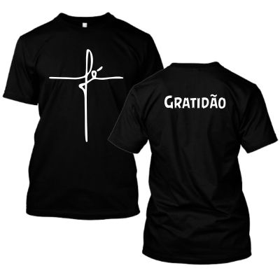 New FashionChristian T-shirt With The Word Evangelical Faith And Gratitude 2023