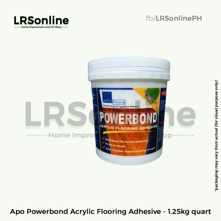 Apo Powerbond Acrylicbase Flooring Adhesive 1.25kg/quart Lazada PH
