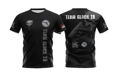 เสื้อพิมพ์ลาย Team Glock สุดยอดคอลเลคชั่น  เนื้อผ้าสวมใส่สบาย ผ้าแห้งไว ไม่อมเหงื่อ มีหลายขนาดให้เลือก