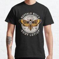 Buffalo BillS Body Lotion DeathS Head Moth Cotton Geek Black MenS T-Shirt Short Sleeve Male Tshirt Black Top Tees Clothes 3Xl S-4XL-5XL-6XL