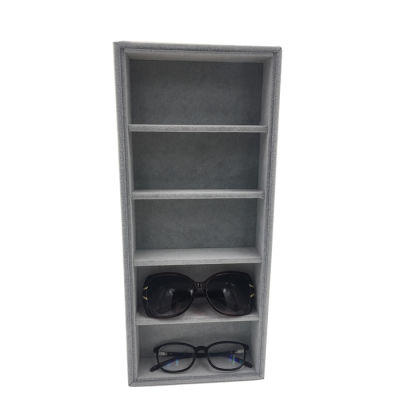 Ice Crytal Velvet Jewelry Box Glasses Storage Box Fashion Sunglasses Display Box Flannel Large More than Sunglasses Case Plaid