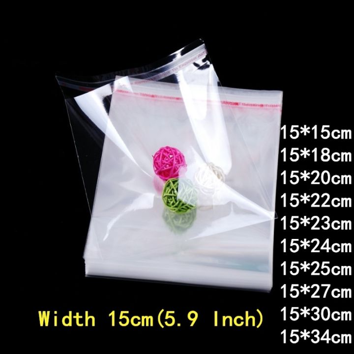 100pcs Bags + 100pcs Wires Plastic Gift Packaging Bag Wedding