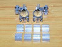 1-1/4" 32mm Chrome Motorcycle Engine Guard Crash Bar Footrest Foot Pegs Mounts Clamps For Harley Touring Pedals