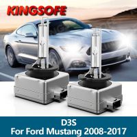 2Pcs Xenon D3S ไฟหน้า HID 35W หลอดไฟรถยนต์6000K ไฟอัตโนมัติสำหรับ Mustang Ford 2008 2009 2010 2011 2012 2013 2014 2015 2016 2017