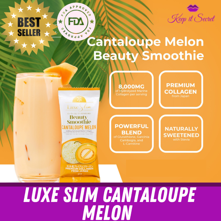 Luxe Slim Cantaloupe Melon Beauty Smoothe (21g x 10 sachet) Lazada PH