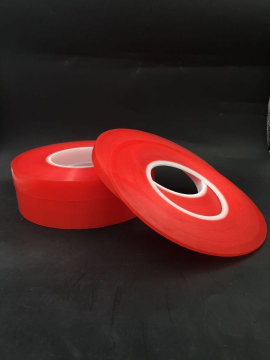 1pcs-5mm-10mm-3m-strong-pet-adhesive-pet-red-film-clear-double-sided-tape-no-trace-for-phone-lcd-screen-adhesives-tape