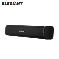 《Miss you electronic》 ELEGIANT SR050Desktop PCSpeaker Portablehoundbar ไฮไฟสเตอริโอเสียงเพลงเครื่องเล่น MP3 SpeakerInputMicrophone Accessories