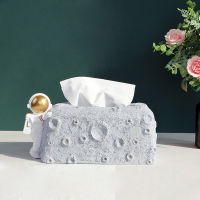 ?Dream Best? Nordic Creative Astronaut Tissue Box Ornaments Desktop Living Room Restaurant Home Office Astronaut Tissue Box