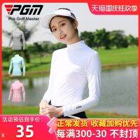 พอเพียงดัด PGM เสื้อผ้ากันแดดสำหรับกอล์ฟ UPF40ผ้าไหมน้ำแข็งสำหรับผู้หญิงเสื้อเชิ๊ตแขนยาวสองชิ้น Gratis Ongkir สำหรับฤดูร้อน