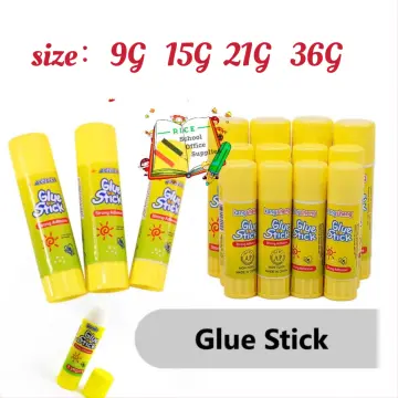 1/5/10pcs Yellow Solid Glue High Viscosity Solid Glue Stick for Adhesive  Home Art Paper Card Photo Glue Stick Student Stationery