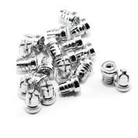 25pcs 8mm Car Rivets Nuts For Wheel Cap Lip Screw Bolt Tires Decoration Replacement Styling Auto Spare Parts Silver Gold