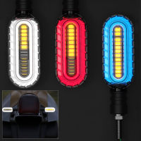 LED Turn Signal Light Motorcycle Stop Signals DRL Flowing Water Flasher 2 in 1 Blinker Tail Lamp Universal M10 ke Light