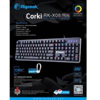 Razeak Corki RK-X08 RGB  Mechanical Gaming Keyboard