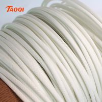 【YF】㍿  600 Deg Temperature Braided Soft Chemical Tubing Insulation Cable Sleeving Fiberglass Tube 1M 1-25mm Diameter