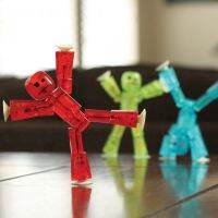 HOT!!!✎△◎ pdh711 Stikbot Sucker Suction Cup Deformable Sticky Robot Toy 1PC K3G9