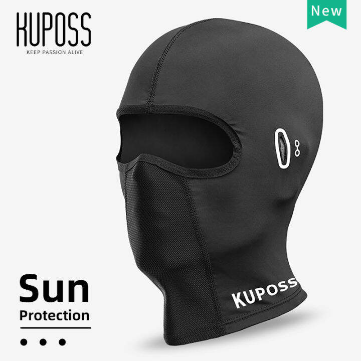 KUPOSS Cycling Face Mask Sun Protection Full Fce Sunscreen Mask Ice Silk Scarf Balaclava Mask