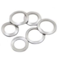 ☬ M2.5 M3 M4 M5 M6 M8 M10 M12 M14 M16 304 Stainless Steel Disc Spring Serrated Lock Washer Knurled Elastic Gasket DIN9250