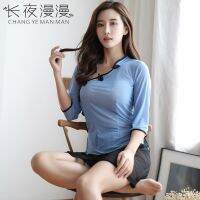 Long night new sexy Republic of China style student summer sexy underwear womens uniform mesh perspective 1190 KW02