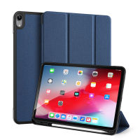 Case iPad ฝาพับ สีกรมท่า ใส่ปากกาได้ กันกระแทก