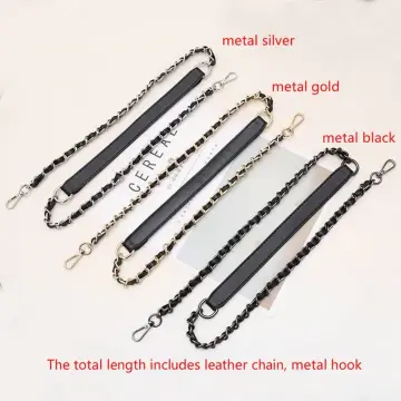 Silver Crossbody Purse Strap Chain Thick Metal Shoulder 
