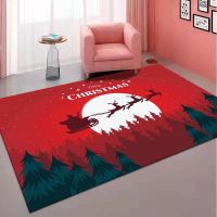 3d Print Christmas Decoration Rug Home Decor Luxury Living Room Coffee Table Large Carpet Non-Slip Hallway Bedroom Floor Mat