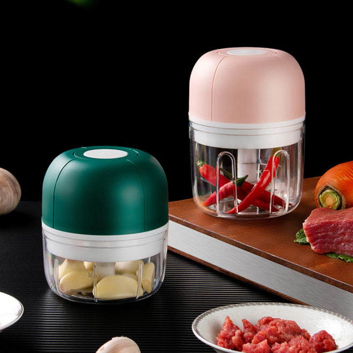 wireless-portable-garlic-blender-household-mini-meat-grinder-electric-baby-complementary-food-processor-blenders-mixers-grinder