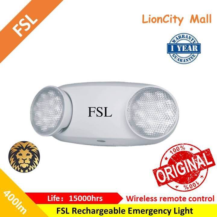 FSL Rechargeable Automatic Emergency Twinhead Light Emergency Lamp