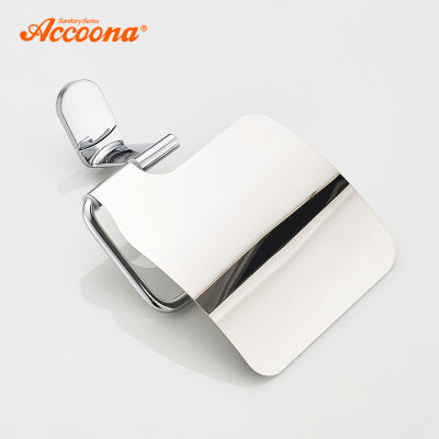 Accoona Bath Tissue Holder Wall Mounted Hanging Rack Roll Paper Towel Holder Bathroom Toilet With Waterproof Cover A12005