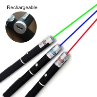 Laser Pointer USB 5MW High Pointer Laser Meter Pet Cat Toy Light Sight 650Nm 532Nm 405Nm Power Red Dot Office Laser Pen Optics