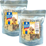 1kg Thanh Cơm Gạo Lứt Sấy Giòn Mix Vị Hiệu SKFOOD - Vị Chà Bông, Rong Biển