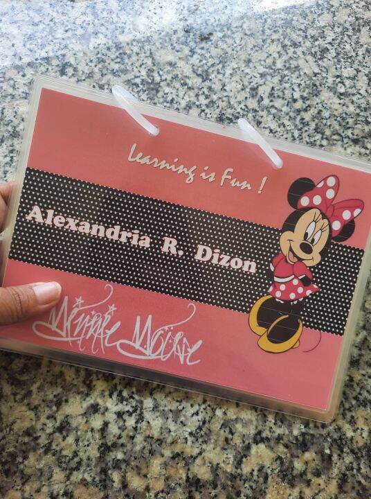 Laminated Personalized Mini Tracing Set (21cmx15cm) Names, Alphabet