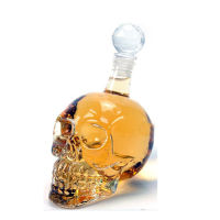 Creative Skull Wineware Decanter 350-1000ML Vodka Wine Bottle Cup Glass Gift Decanteur De Vin Wineware Supplies BS50JJ