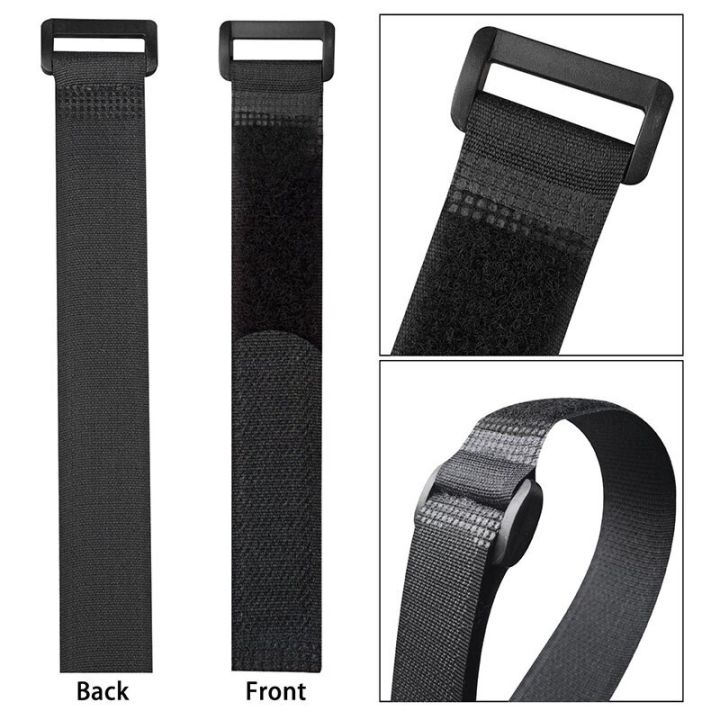5pcs-nylon-reverse-buckle-magic-hook-loop-fastener-tape-cable-ties-strap-sticky-line-finishing-straps-black-2cm-width-adhesives-tape