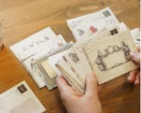 120pcslot Kawaii Vintage European style Paper Envelope Cute Mini Envelopes For Card Scrapbooking Gift Free Shipping